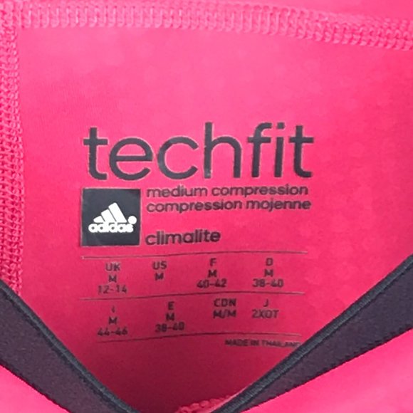 Adidas Tech Fit Womens Compression Workout Pants - Picture 3 of 4